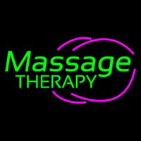 Green Massage Therapy Leuchtreklame