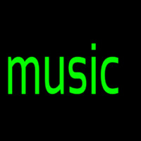 Green Music Leuchtreklame