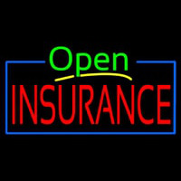 Green Open Insurance Leuchtreklame