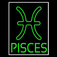 Green Pisces Leuchtreklame
