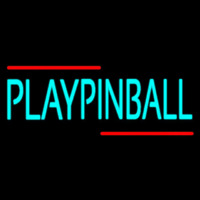 Green Play Pinball 1 Leuchtreklame