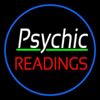 Green Psychic Readings With Border Leuchtreklame