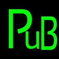 Green Pub Leuchtreklame