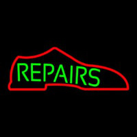 Green Repair Shoe Leuchtreklame