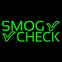 Green Smog Check Leuchtreklame