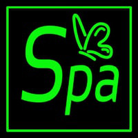 Green Spa Leuchtreklame