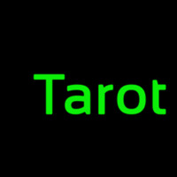 Green Tarot Leuchtreklame