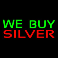 Green We Buy Red Platinum Leuchtreklame