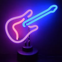 Guitar Desktop Leuchtreklame