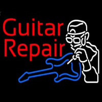 Guitar Repair  Leuchtreklame