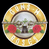 Guns N Roses Ever Time Rock Band Leuchtreklame