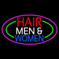 Hair Men And Women Leuchtreklame