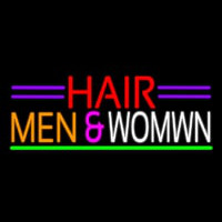 Hair Men And Women Leuchtreklame