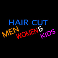 Haircut Men Women And Kids Leuchtreklame