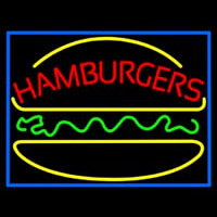 Hamburgers Logo With Border Leuchtreklame