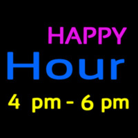 Happy Hour Leuchtreklame