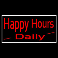 Happy Hours Daily Leuchtreklame