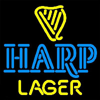 Harp Lager Leuchtreklame