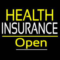 Health Insurance Open Leuchtreklame