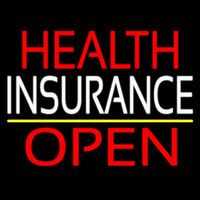 Health Insurance Open Leuchtreklame