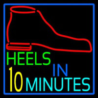 Heels In 10 Minutes Leuchtreklame