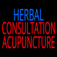 Herbal Consultation Acupuncture Leuchtreklame