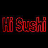 Hi Sushi Leuchtreklame