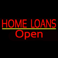 Home Loans Open Leuchtreklame