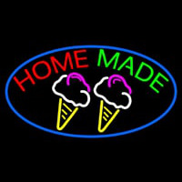 Home Made Ice Cream Cone Leuchtreklame