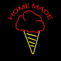 Home Made Ice Cream Cone Leuchtreklame