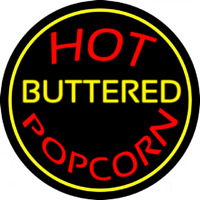 Hot Buttered Popcorn Leuchtreklame