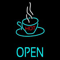 Hot Cup Tea Leuchtreklame