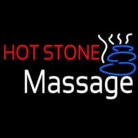 Hot Stone Massage Leuchtreklame