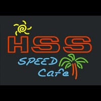 Hss Speed Cafe Leuchtreklame