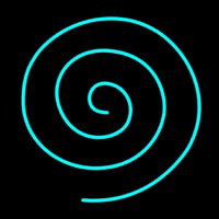 Hypnotic Spiral Leuchtreklame