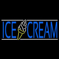 Ice Cream Cone In Between Leuchtreklame