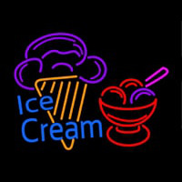 Ice Cream Logo Leuchtreklame