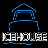 Ice House Day Light House Beer Sign Leuchtreklame