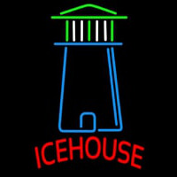 Ice House Light House Art Beer Sign Leuchtreklame