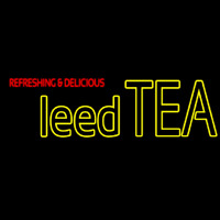 Iced Tea Leuchtreklame