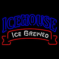 Icehouse Red Ribbon Beer Sign Leuchtreklame