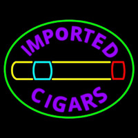 Imported Cigars With Graphic Leuchtreklame