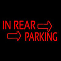 In Rear Parking Logo Leuchtreklame
