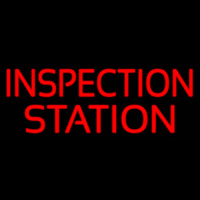 Inspectin Station Leuchtreklame