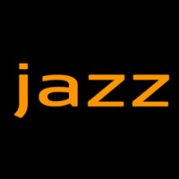 Jazz In Orange 2 Leuchtreklame