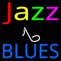 Jazz Music Note Blues Leuchtreklame