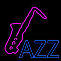 Jazz With Logo Leuchtreklame