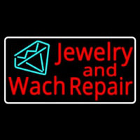 Jewelry And Watch Repair Turquoise Diamond Logo Leuchtreklame