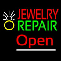 Jewelry Repair Logo Open Leuchtreklame