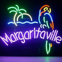 Jimmy Buffett Margaritaville Paradise Parrot Bier Bar Offen Leuchtreklame